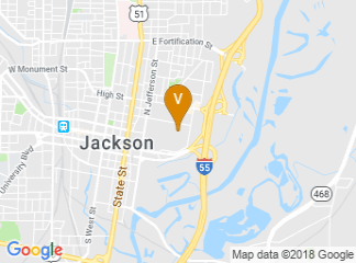 map of Mississippi Coliseum