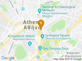 map of Deanery University of Athens