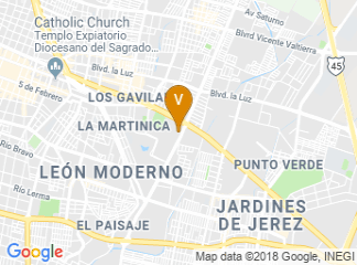 map of Poliforum LEÓN GUANAJUATO