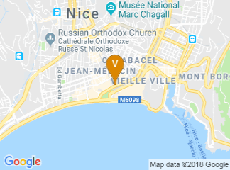 map of Nice Massena