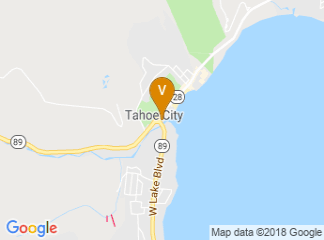 map of NORTH LAKE TAHOE