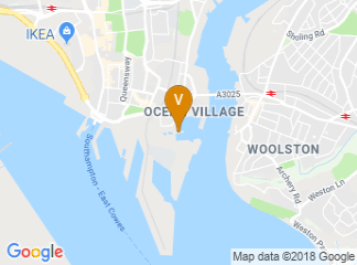 map of Southampton Harbour Hotel