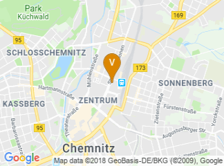 map of Chemnitz University of Technology