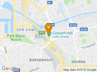 map of Antwerps Sportpaleis
