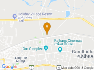 map of Radisson Hotel Kandla