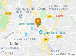 map of SKEMA Business School Lille