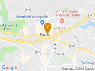 map of Crowne Plaza Annapolis