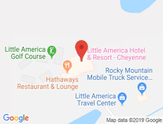 map of Little America Hotel & Resort - Cheyenne