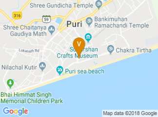 map of Hotel Shakti International