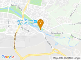 map of Isfahan International Exhibition Centre