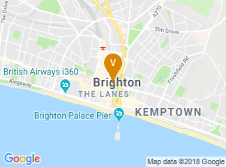 map of Brighton Dome Concert Hall