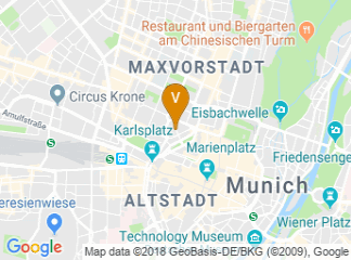 map of Conference Center Haus der Bayerischen Wirtschaft