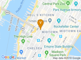 map of New York Hilton Midtown