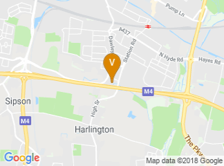 map of Hotel Mercure London Heathrow