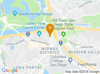 map of Four Points by Sheraton San Diego - SeaWorld