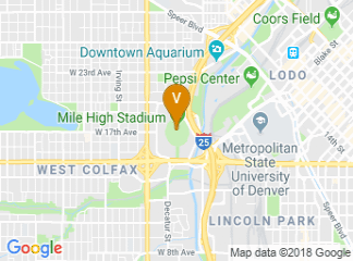 map of Sports Authority Field - Mile High Stadium