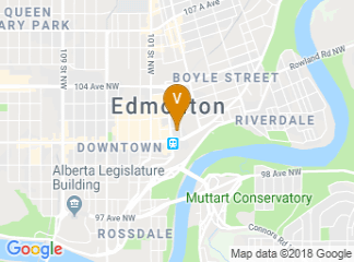 map of The Westin Edmonton