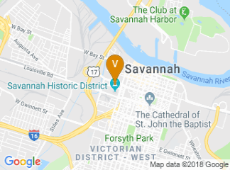 map of Embassy Suites by Hilton Savannah