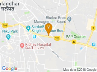 map of Sarovar Portico, Jalandhar
