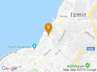 map of Ege University Ataturk Cultural Center