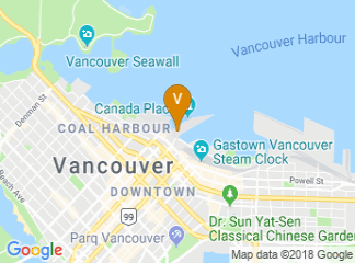 map of Pan Pacific Hotel Vancouver