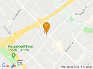 map of DoubleTree by Hilton Hotel Toronto Airport West
