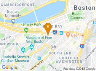 map of Hertz Sheraton Boston Hotel