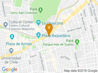 map of Hotel NH Ciudad de Santiago