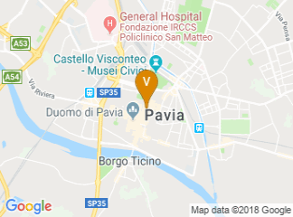 map of The University of Pavia