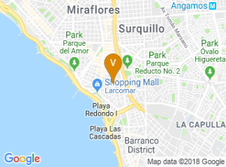 map of Hilton Lima Miraflores