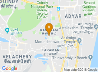 map of IIT Madras Research Park