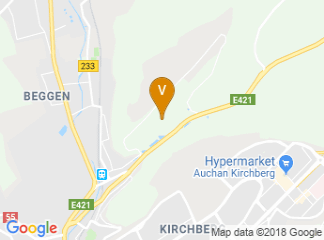 map of DoubleTree by Hilton Hotel Luxembourg
