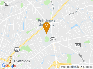 map of Bob Jones University