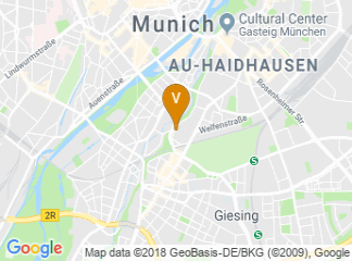 map of Paulaner am Nockherberg