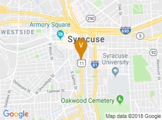 map of The Oncenter Nicholas J. Pirro Convention Center