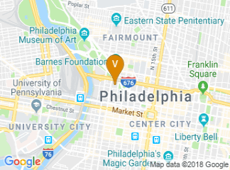 map of The Franklin Institute