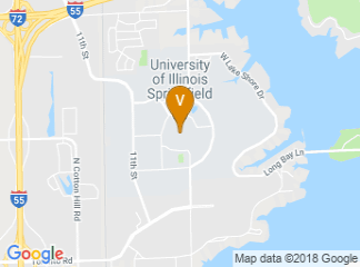 map of University of Illinois Springfield
