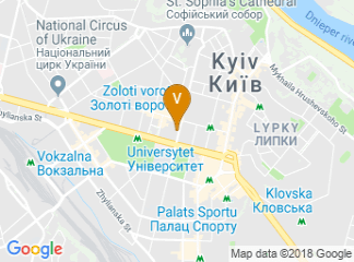 map of Ukrainian National Academy of Sciences