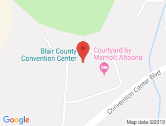 map of Blair County Convention Center