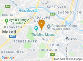 map of F1 Hotel Manila