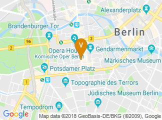 map of Auditorium Friedrichstraße