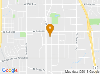 map of Hilton Garden Inn Anchorage