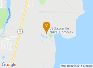 map of Jacksonville Naval Complex