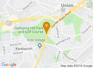 map of Galloping Hill Park and Golf Course
