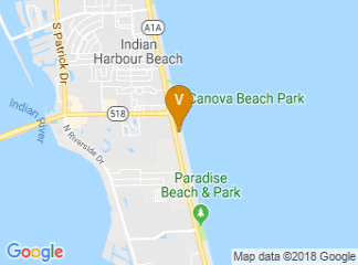 map of Radisson Suite Hotel Oceanfront