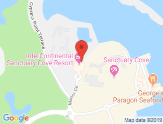 map of InterContinental Sanctuary Cove Resort