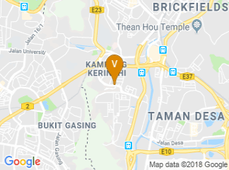 map of Lemon Treehouse Coworking Space @ Bangsar South, Kuala Lumpur