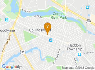 map of Collingswood Public Library