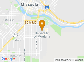map of University of Montana