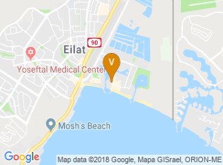 map of Queen of Sheba Eilat